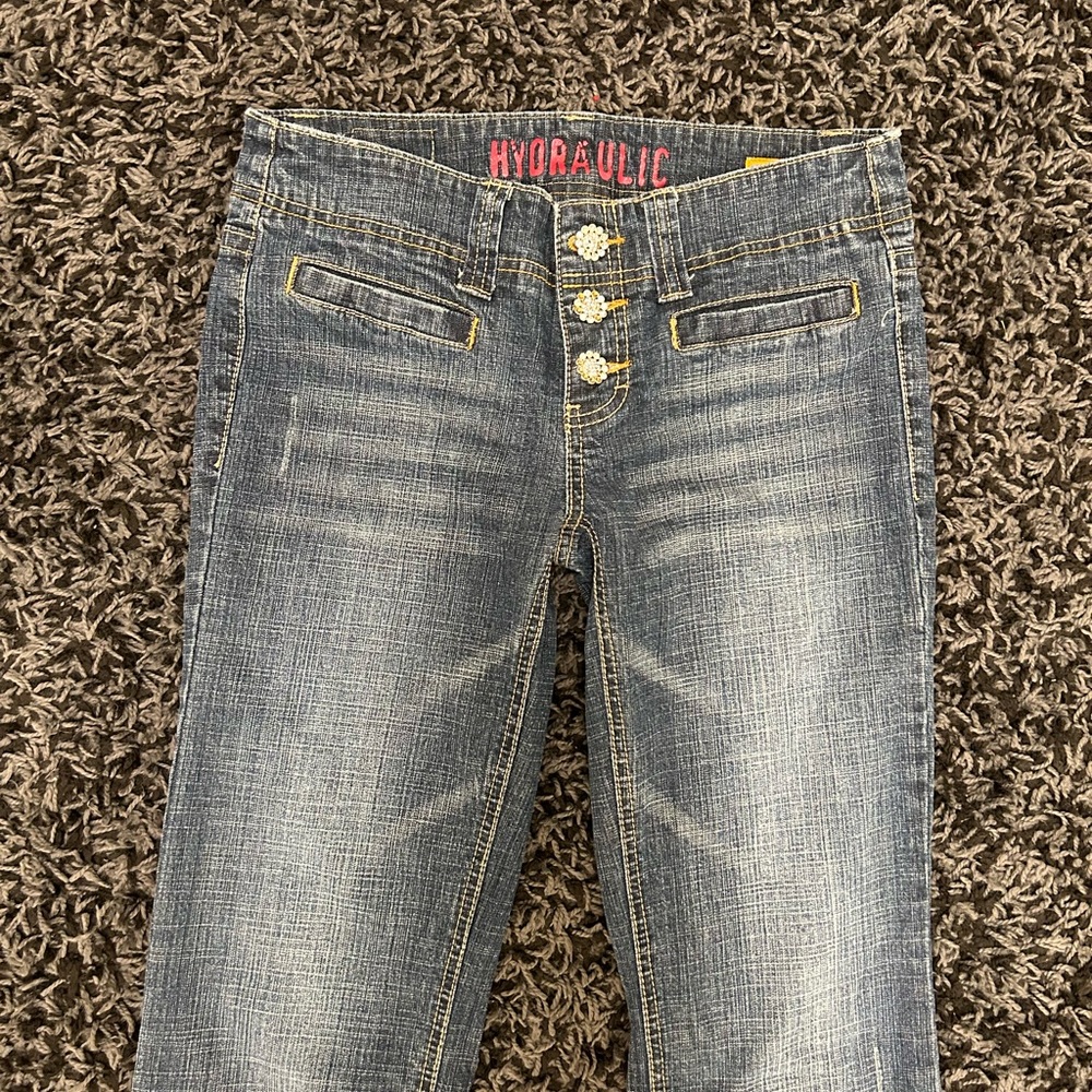 Hydraulic Super Low Metro Bootcut Jeans
